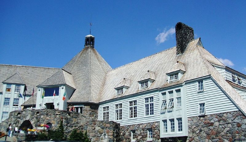 Overlook Hotel (Timberline Lodge, original access) – Oregon