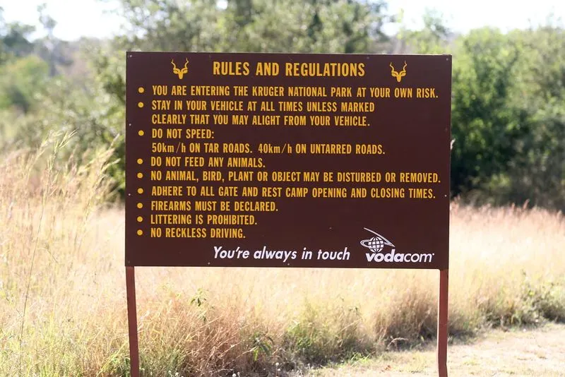 Adhere to Park Rules