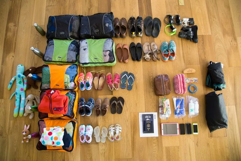 Bring travel-size toiletries