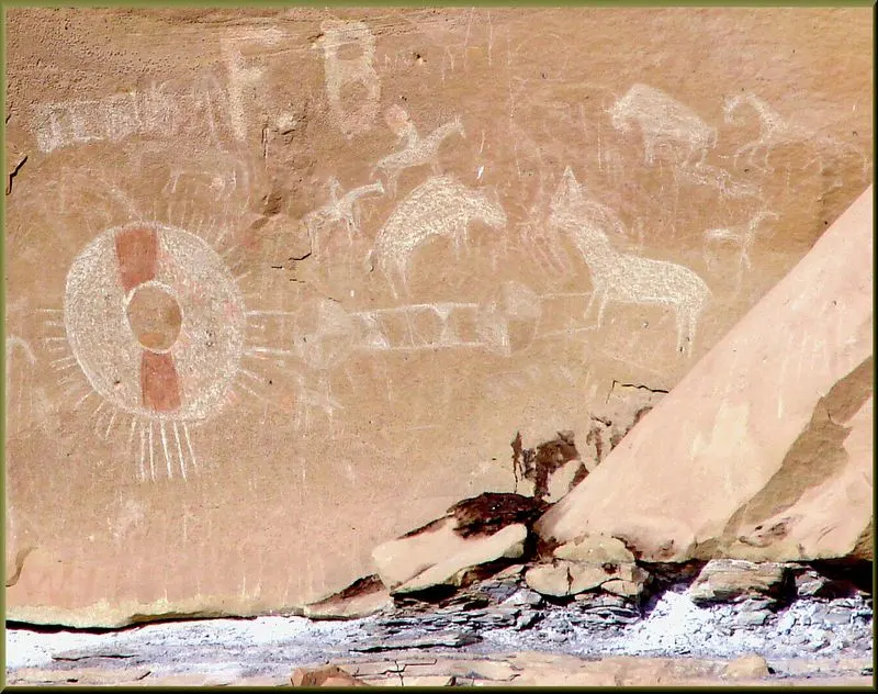 Sego Canyon Petroglyphs