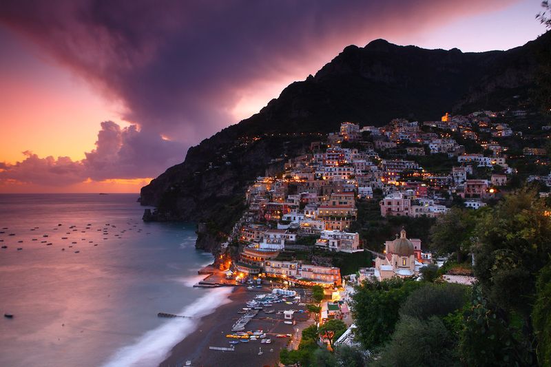 Take a boat tour along the Amalfi Coast