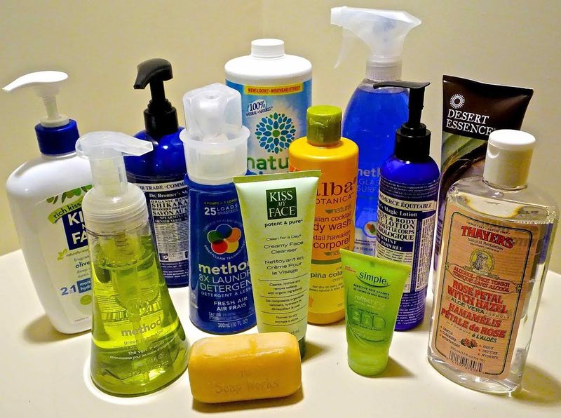Full-sized toiletries