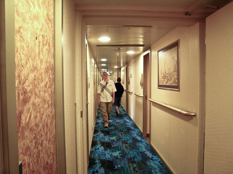 Blocking Hallways with Luggage