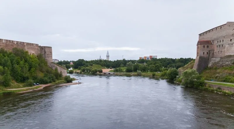 Narva, Estonia - Ivangorod, Russia