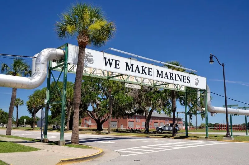 Home to the Marine Corps Recruit Depot Parris Island