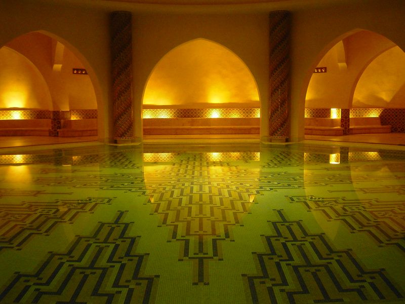 Relaxing in a Traditional Hammam