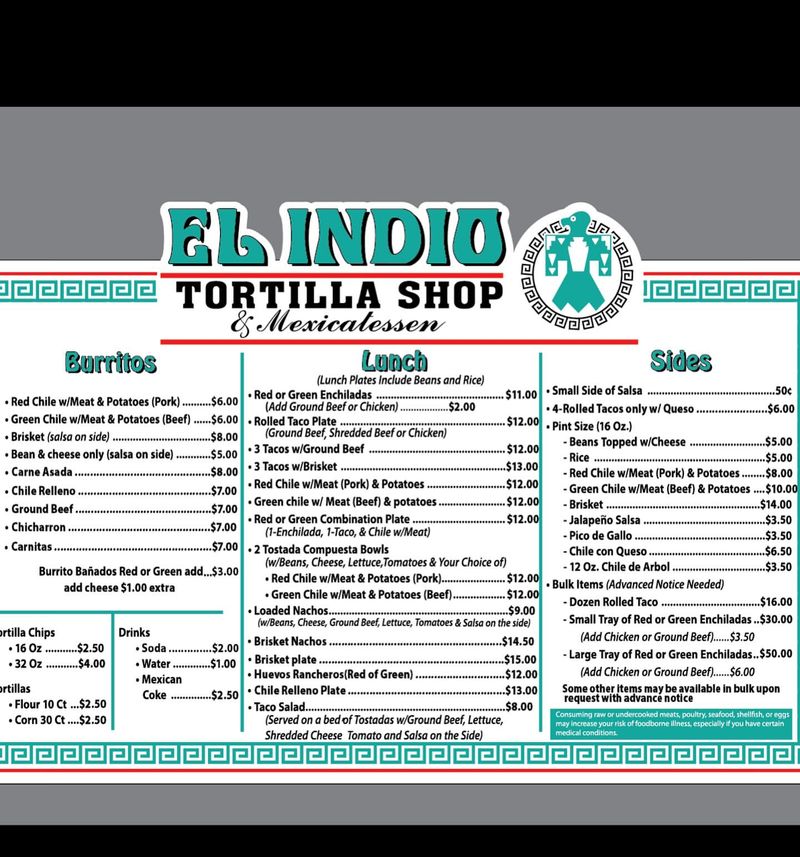 El Indio Tortilla Shop