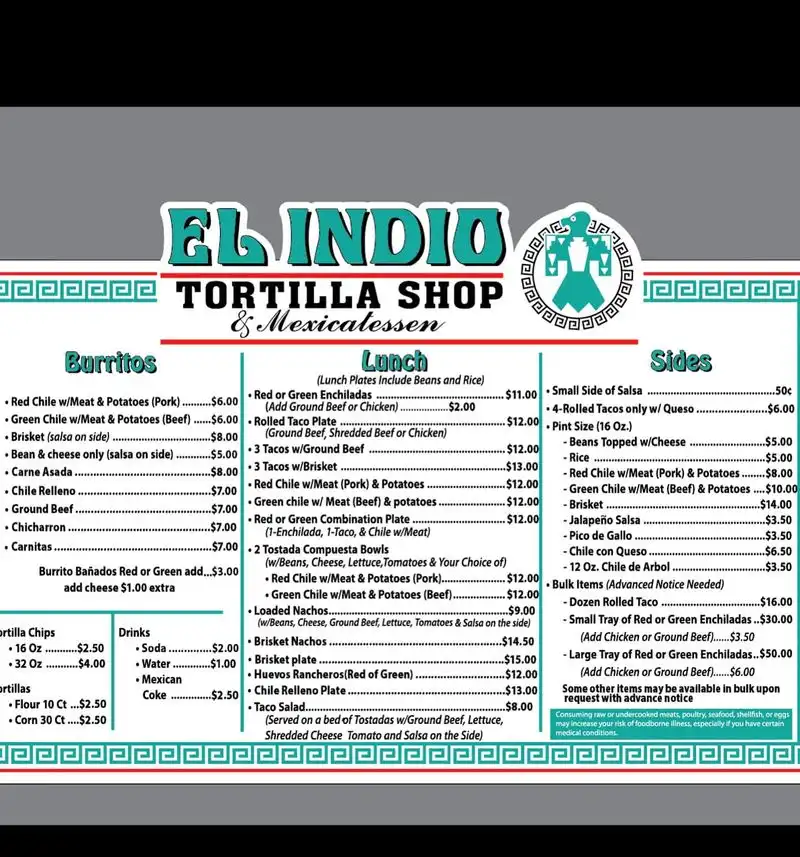 El Indio Tortilla Shop