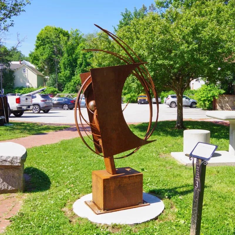 Quaint Charm of the Meredith Sculpture Walk