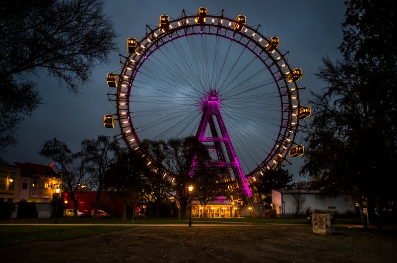 Prater and the Giant Ferris Wheel