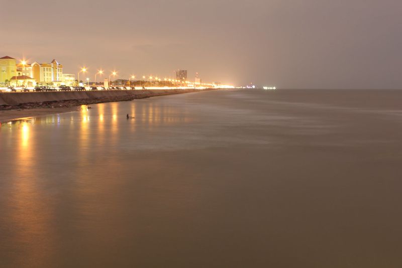 Galveston Island Historic Seawall Drive, Texas