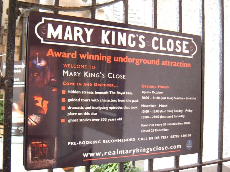 Mary King's Close, Scotland