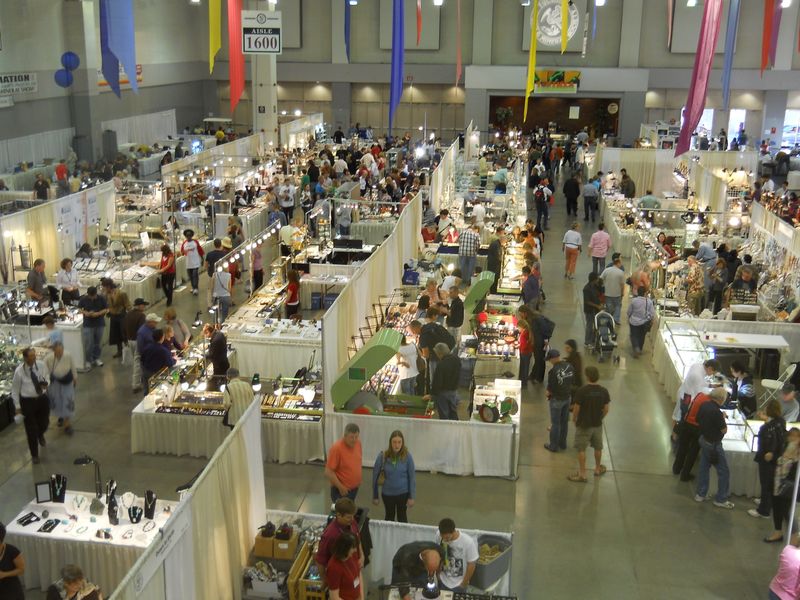 Attending the annual Gem & Mineral Festival