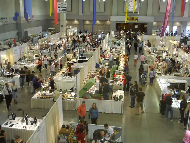 Attending the annual Gem & Mineral Festival
