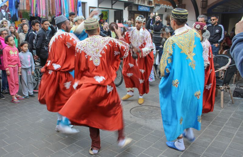 Listening to Gnawa Music in Essaouira