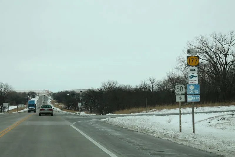 The Flint Hills Scenic Byway – K-177 (Kansas)