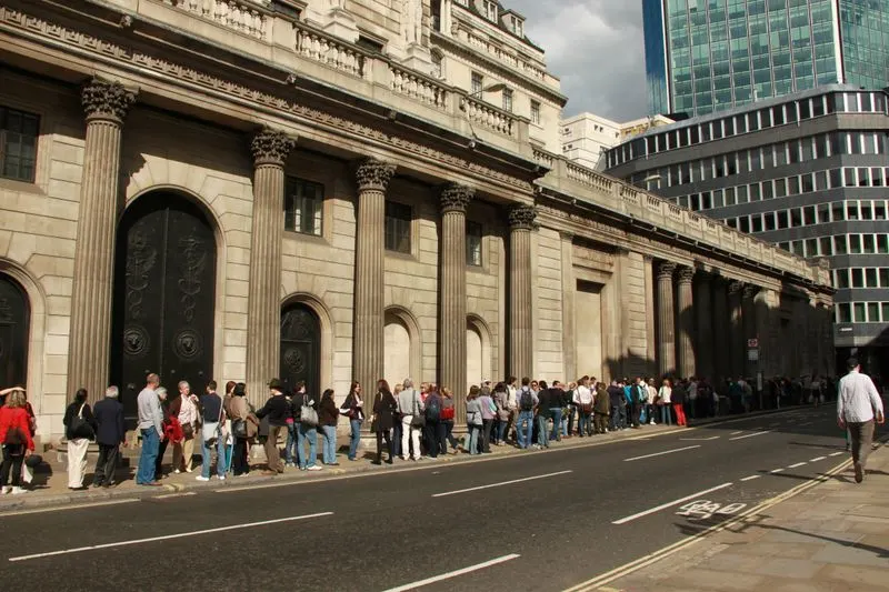 Queue patiently—no cutting in line