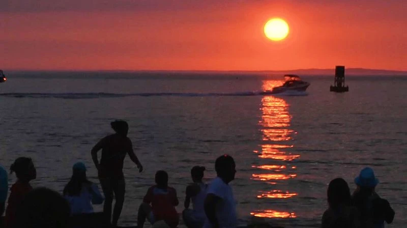 Sunset at Menemsha Beach