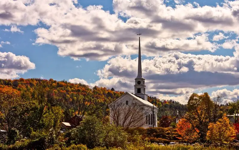 Fall Foliage in Stowe