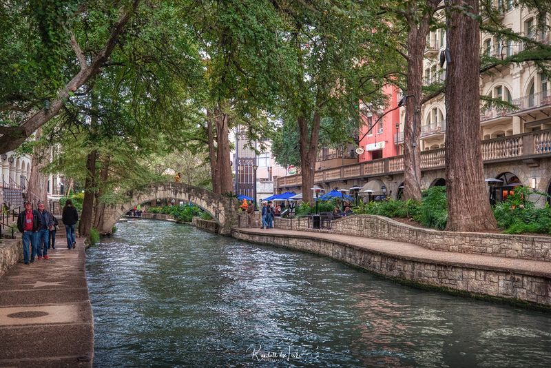 Texas — The Alamo (San Antonio) or San Antonio River Walk (both heavily photographed)