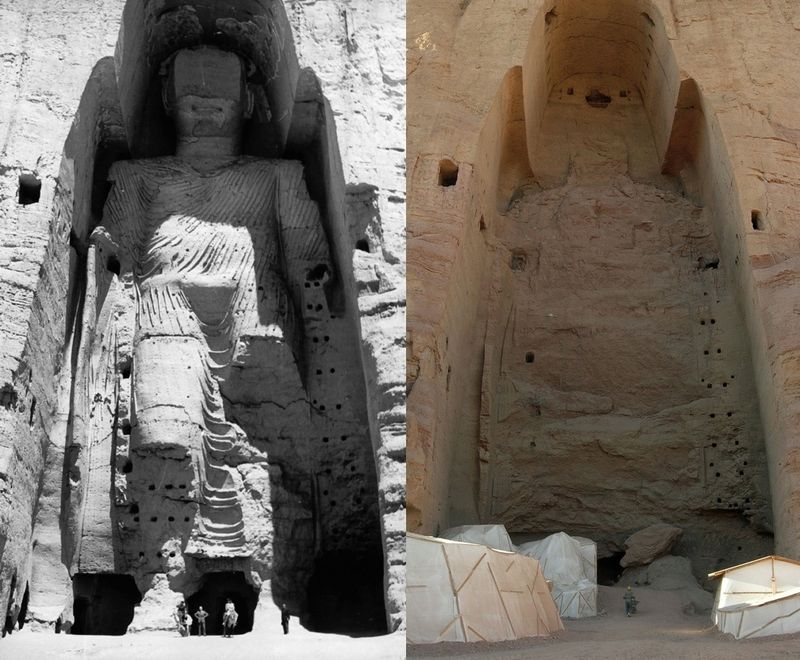 The Giant Buddha of Bamiyan (Afghanistan)