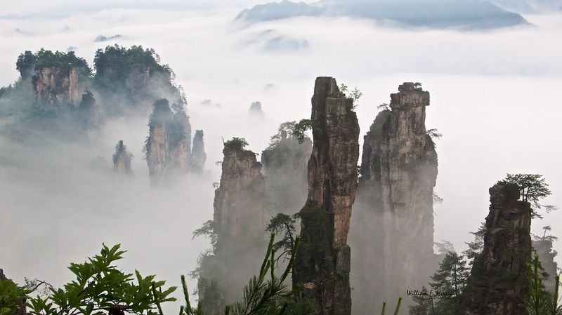 The Tianzi Mountains, China