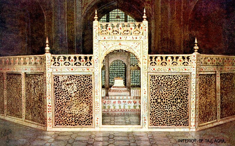 Taj Mahal interior, India