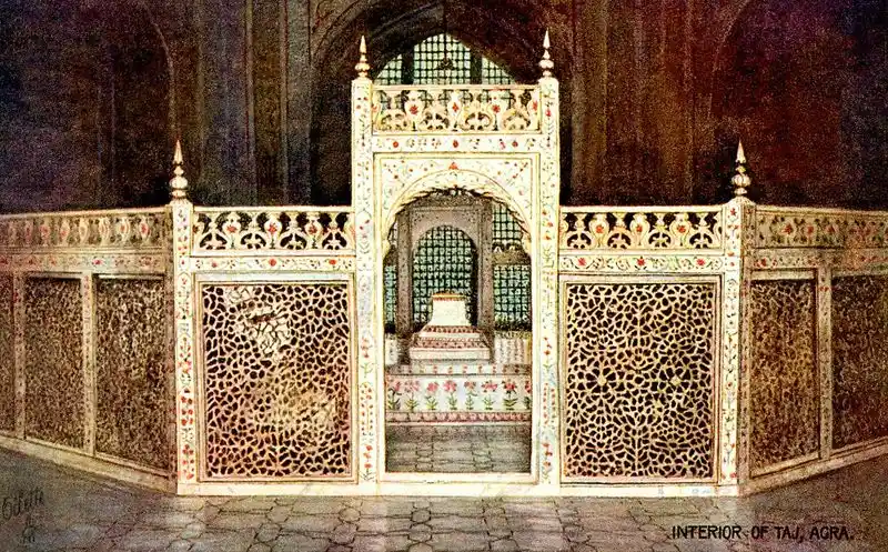 Taj Mahal interior, India