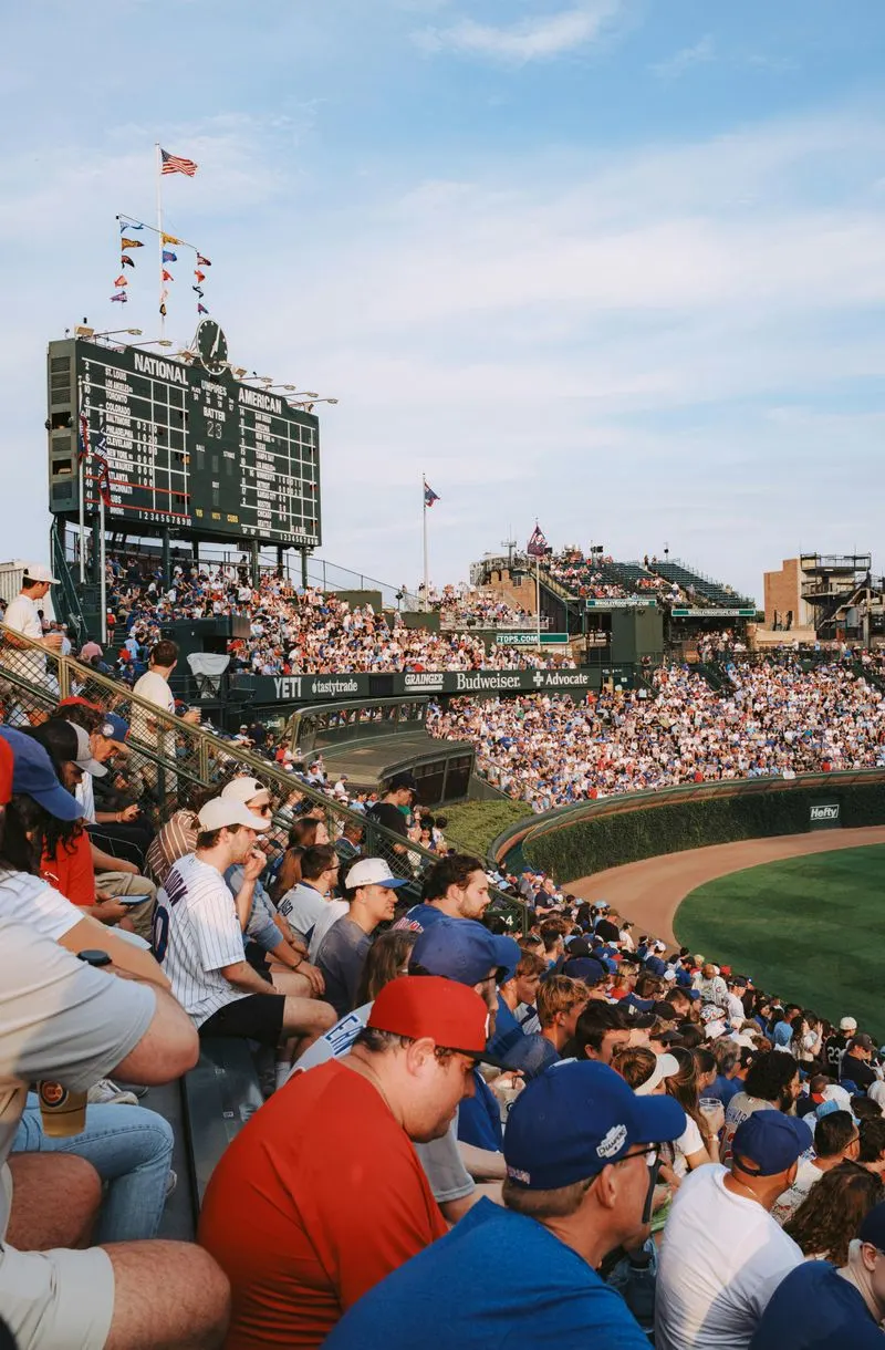 Experiencing a baseball game