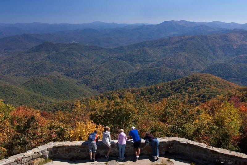 Camping at Wayah Bald