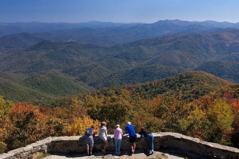 Camping at Wayah Bald