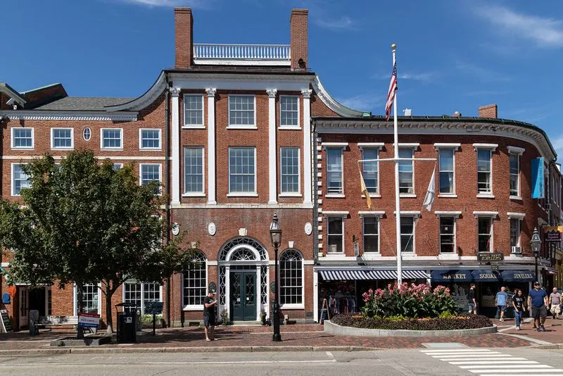 Touring historic colonial towns in New England