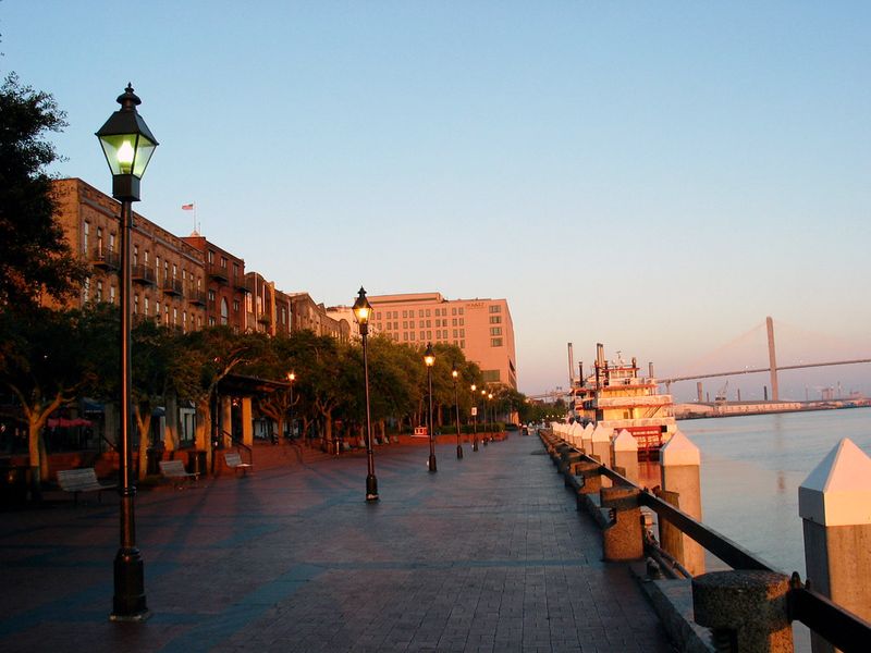 Savannah Riverwalk, Georgia