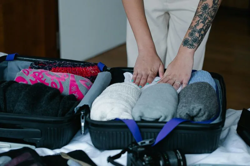 Roll Clothes Instead of Folding