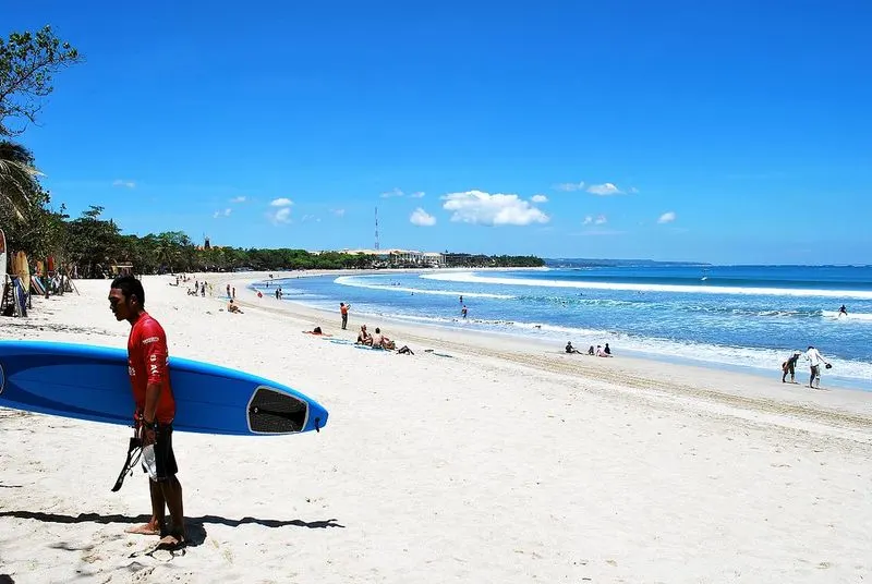 5. Bali's Kuta Beach, Indonesia