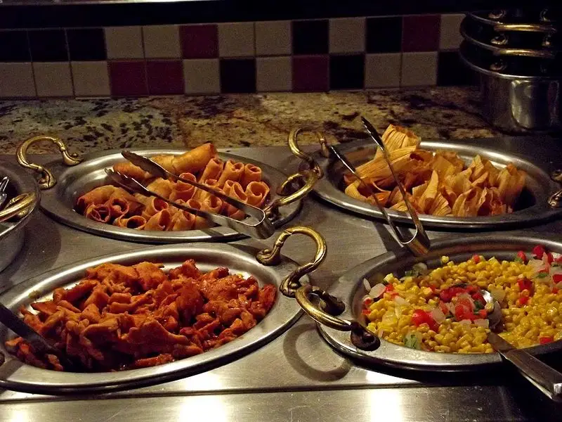 Buffet-style Mexican Food at Tourist Spots