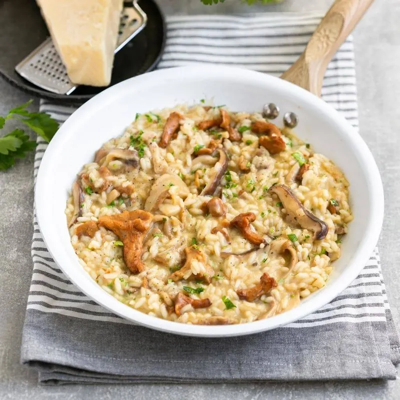 Foraged Mushroom Risotto