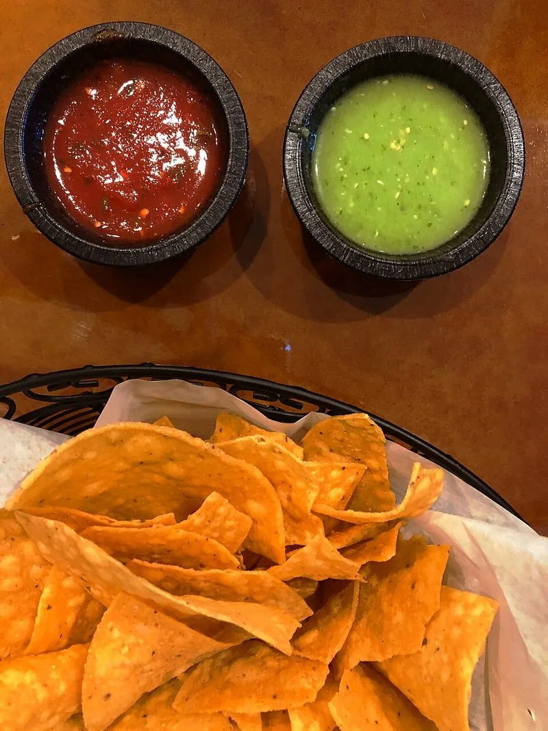 Corn Chips with Store-Bought Salsa
