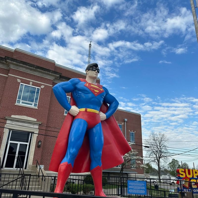 Metropolis — “Superman Square in a River Town”