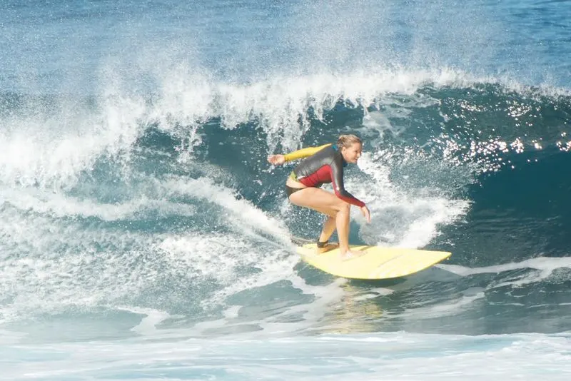 Surfing the Waves in Hawaii
