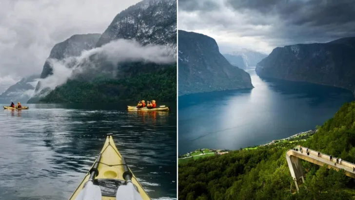 Escape to a Coastal Village in Norway Surrounded by Towering Fjords (Flåm, Norway)
