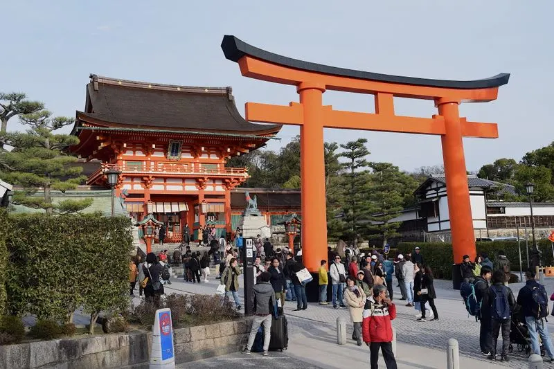 Bowing at the Torii Gate