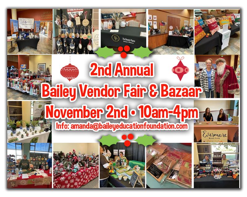 Bailey Vendor Fair & Bazaar – Owasso, OK