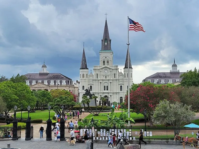 St. Louis Cathedral and Jackson Square