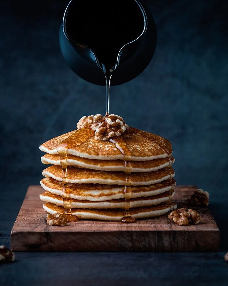 Pancakes with Maple Syrup