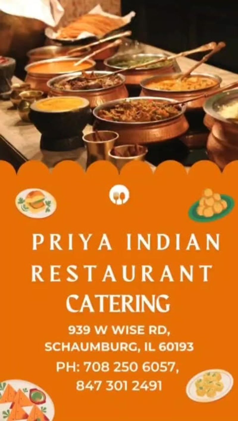 Priya Indian Restaurant – Schaumburg, IL