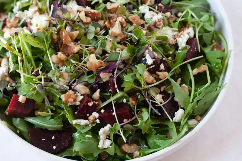 Seasonal Beet and Walnut Salad