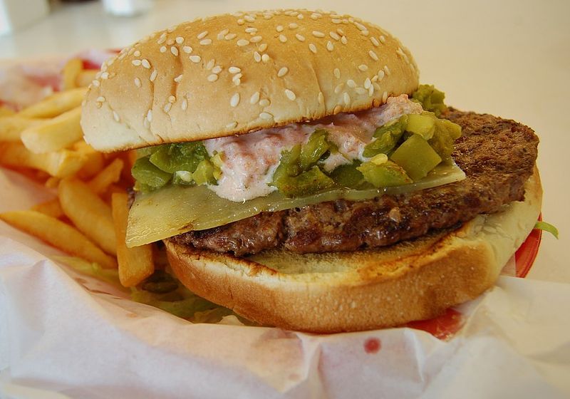New Mexico – Green Chile Cheeseburger