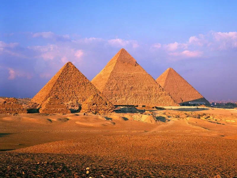 The Pyramids of Giza, Egypt