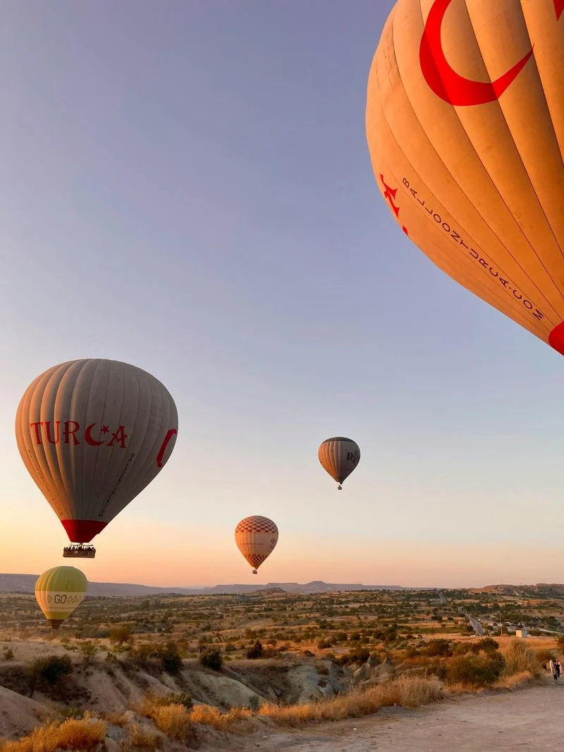 Hot Air Balloon Over Cappadocia